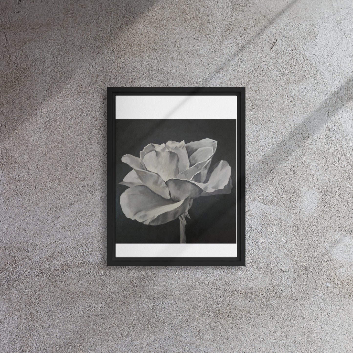 Framed canvas, Midnight Petals