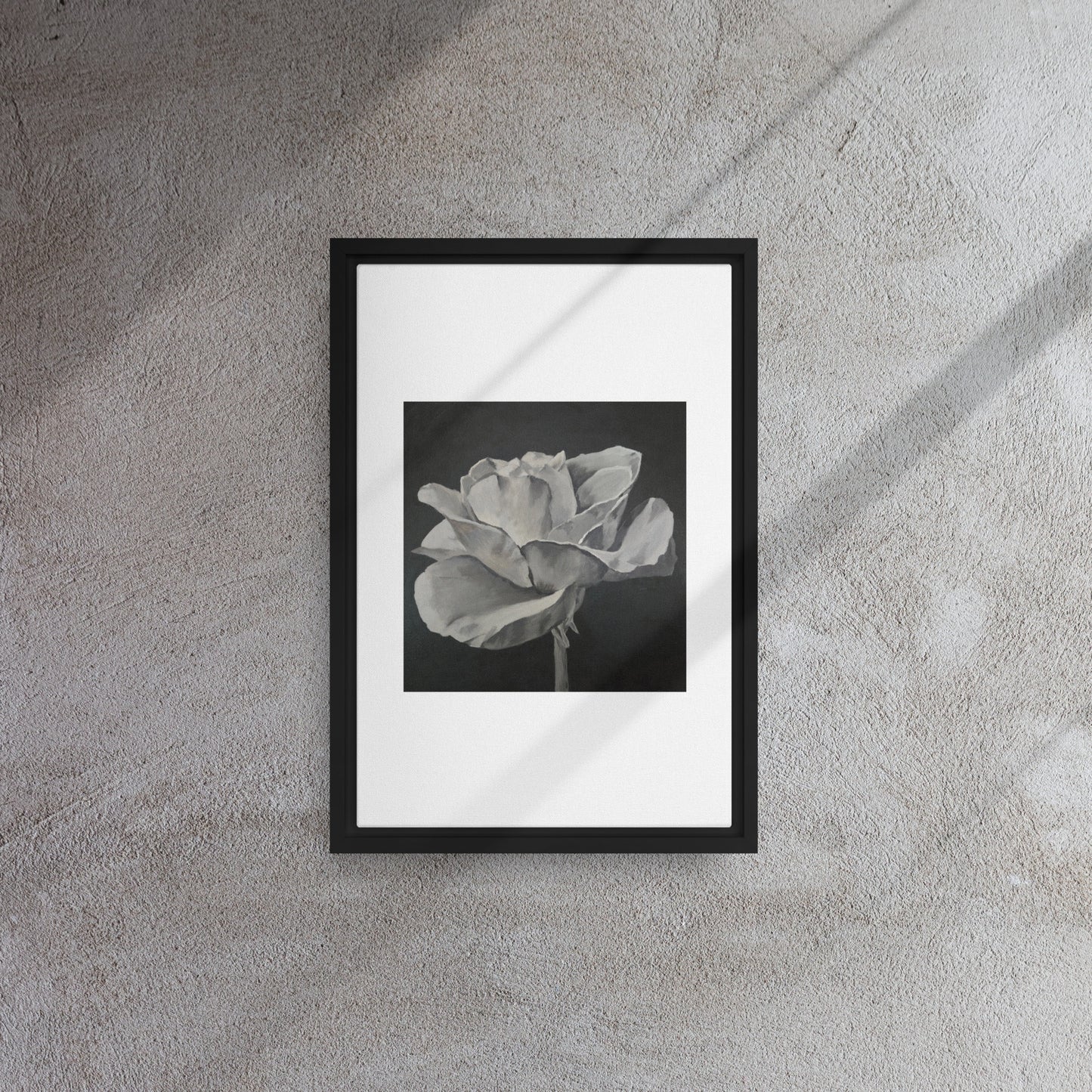 Framed canvas, Midnight Petals