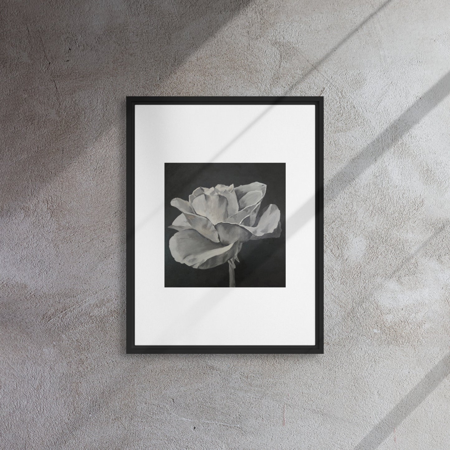 Framed canvas, Midnight Petals