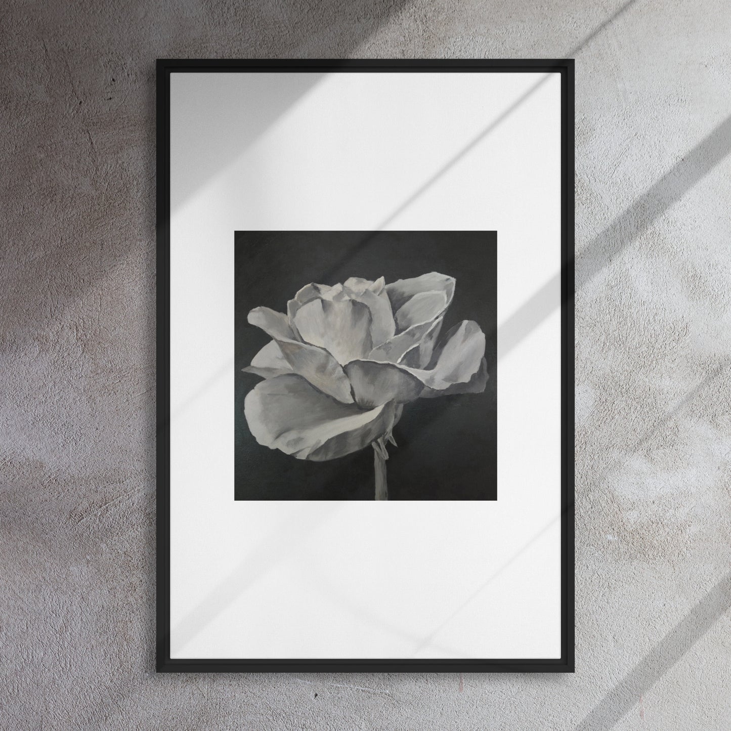 Framed canvas, Midnight Petals