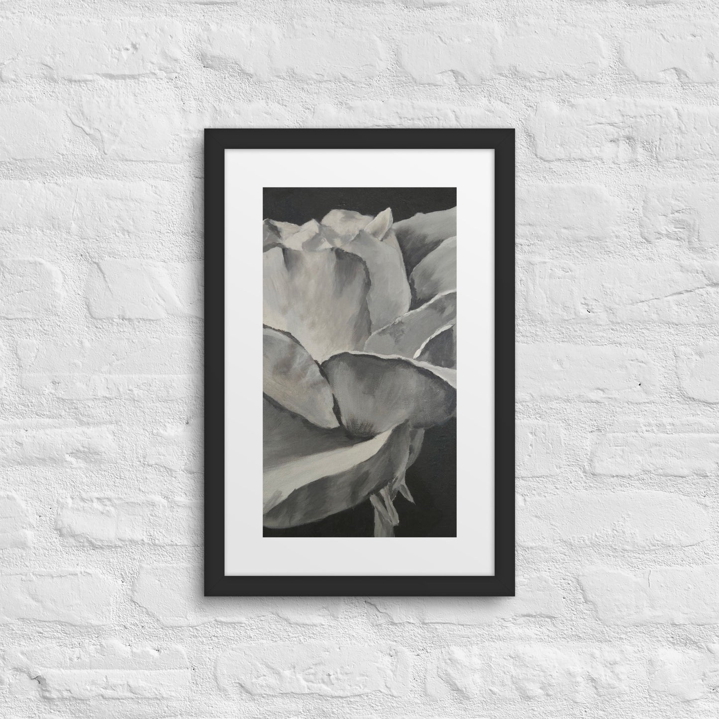 Framed poster, Midnight Petals