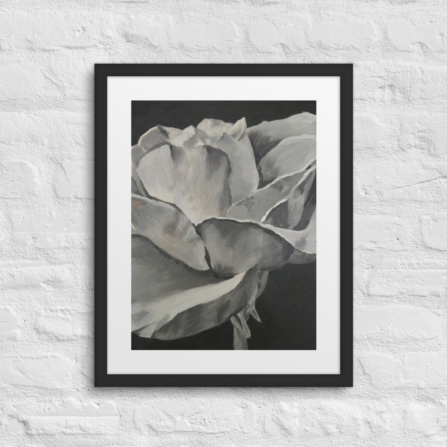 Framed poster, Midnight Petals