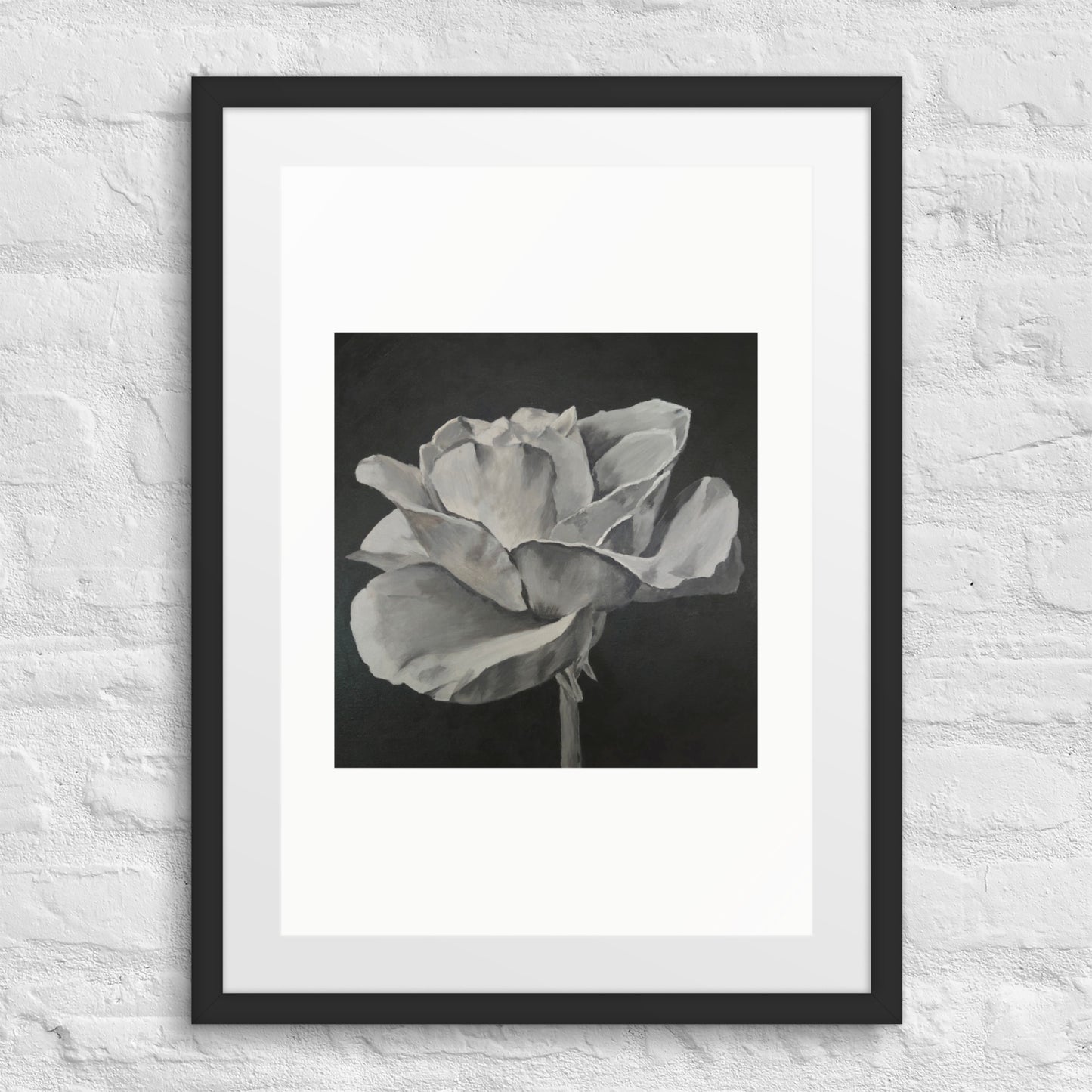 Framed poster, Midnight Petals