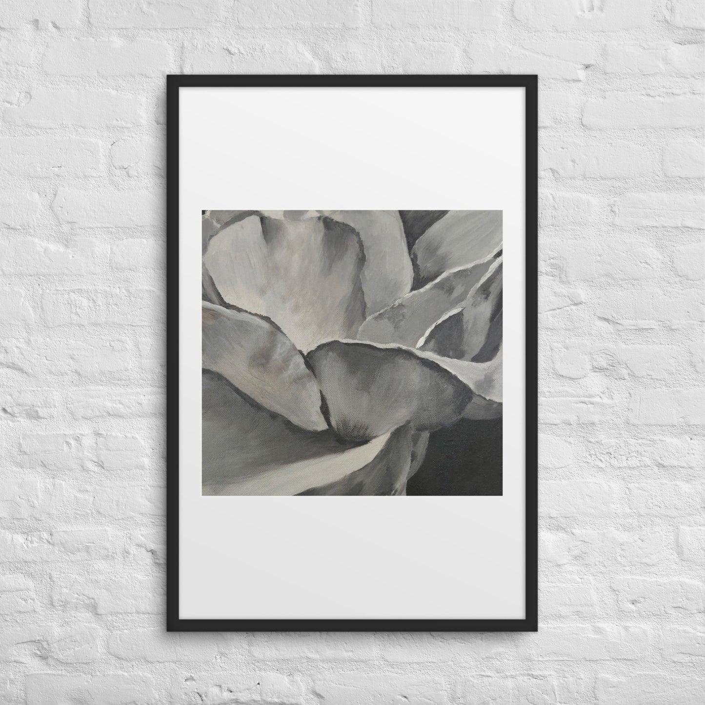 Framed poster, Midnight Petals